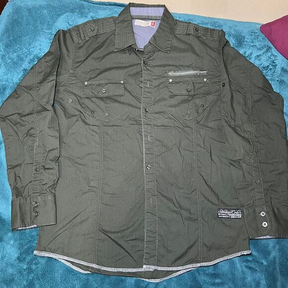 Sovereign Code Button-up Long Sleeve‎ "On Guard" Men's: Large - Picture 1 of 5